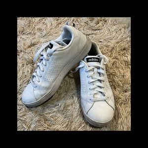 ADIDAS Neo White Leather Sneakers